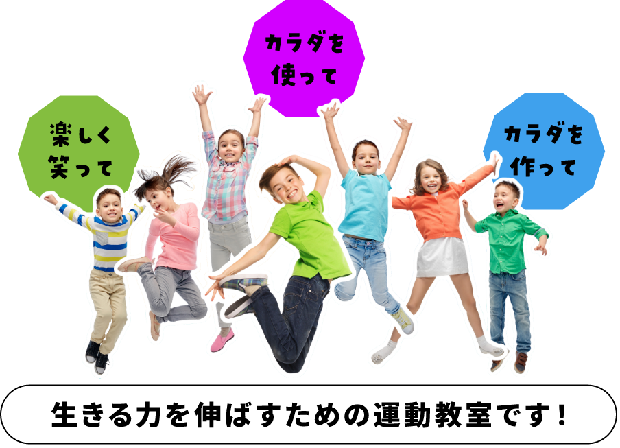 跳ねて!伸ばして!カラダをつくろう。カラダはどうやって動いているのだろう